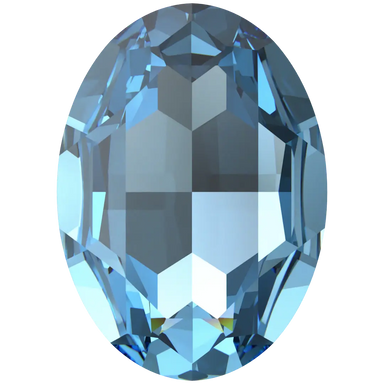 Swarovski Fancy Stones Big Oval (4127) Aquamarine - Bluestreak Crystals