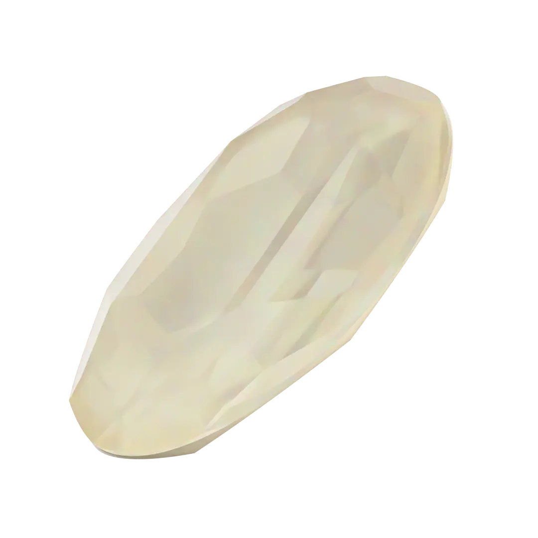 Swarovski Fancy Stones Big Oval (4127) Crystal Linen Ignite UNFOILED - Bluestreak Crystals