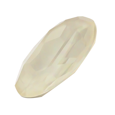 Swarovski Fancy Stones Big Oval (4127) Crystal Linen Ignite UNFOILED - Bluestreak Crystals