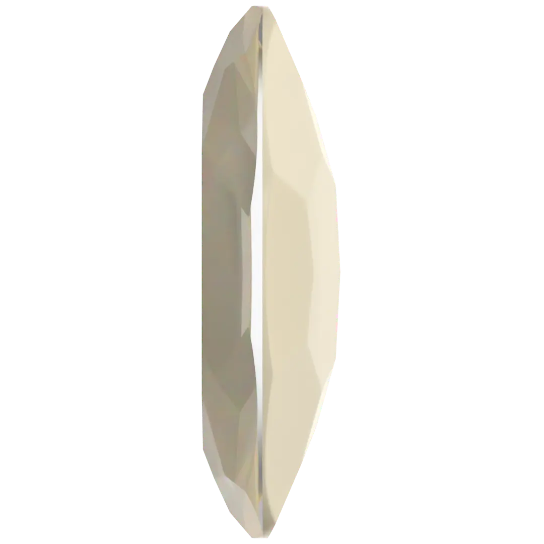 Swarovski Fancy Stones Big Oval (4127) Crystal Linen Ignite UNFOILED - Bluestreak Crystals