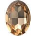 Swarovski Fancy Stones Big Oval (4127) Light Colorado Topaz - Bluestreak Crystals