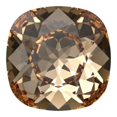 Swarovski Fancy Stones Cushion Square (4470) Light Colorado Topaz - Bluestreak Crystals