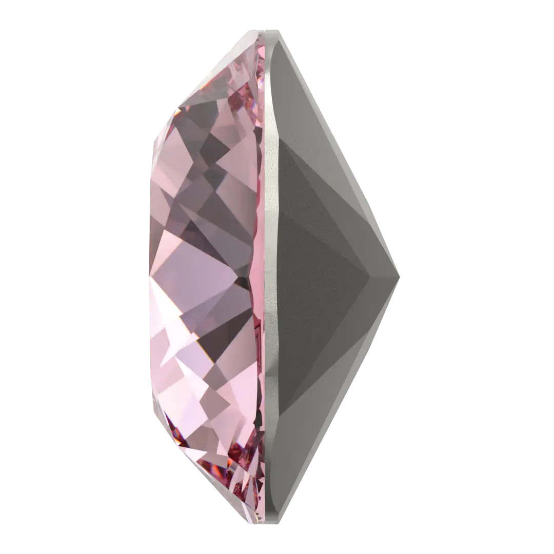 Swarovski Fancy Stones Cushion Square (4470) Light Rose - Bluestreak Crystals