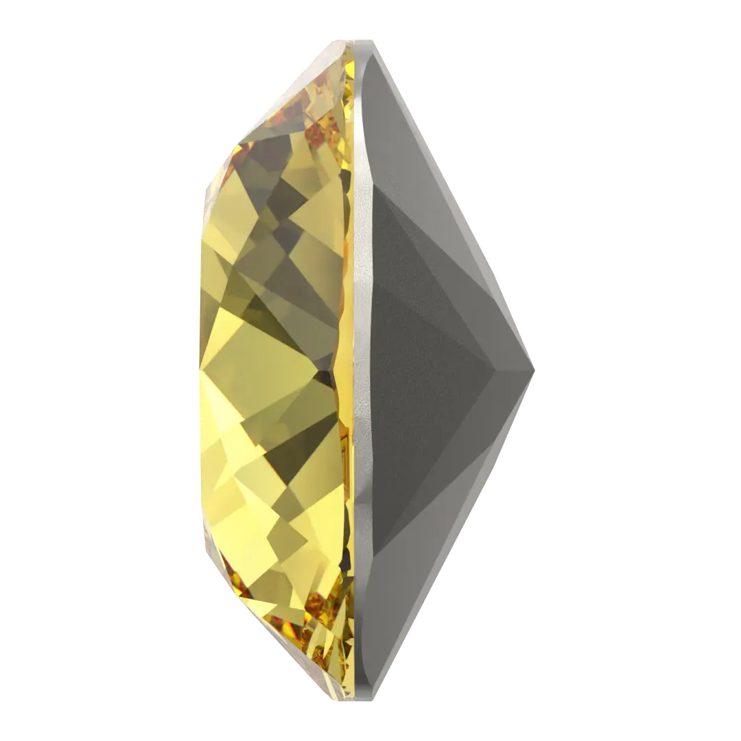 Swarovski Fancy Stones Cushion Square (4470) Light Topaz - Bluestreak Crystals