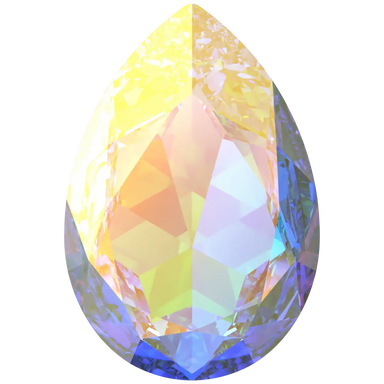 Swarovski Fancy Stones Large Pear (4327) Crystal AB - Bluestreak Crystals