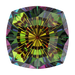 Swarovski Fancy Stones Mystic Square (4460) Crystal Vitrail Medium - Bluestreak Crystals