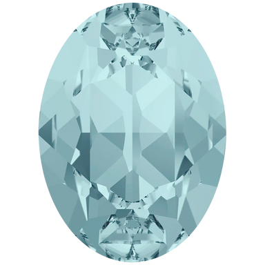 Swarovski Fancy Stones Oval (4120) Light Azore - Bluestreak Crystals