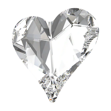 Swarovski Fancy Stones Sweet Heart (4809) Crystal - Bluestreak Crystals