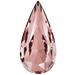 Swarovski Fancy Stones Teardrop (4322) Vintage Rose - Bluestreak Crystals