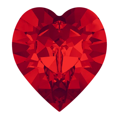 Swarovski Fancy Stones Xilion Heart (4884) Light Siam - Bluestreak Crystals