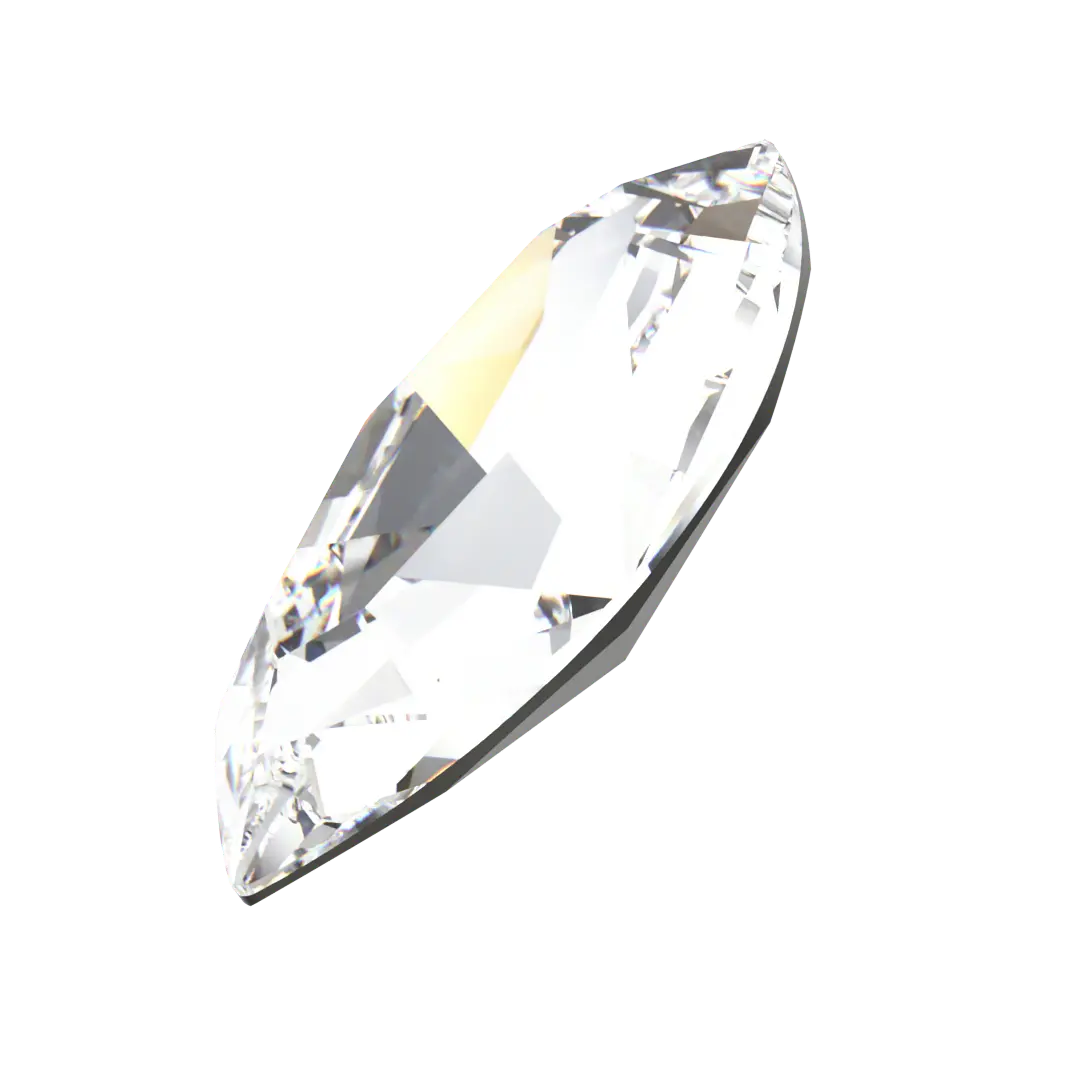 Swarovski Fancy Stones Xilion Navette (4228) Crystal - Bluestreak Crystals