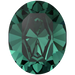 Swarovski Fancy Stones Xilion Oval (4128) Emerald - Bluestreak Crystals
