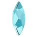 Swarovski Flat Back Crystals Non Hotfix Marquise (2201) Aquamarine - Bluestreak Crystals