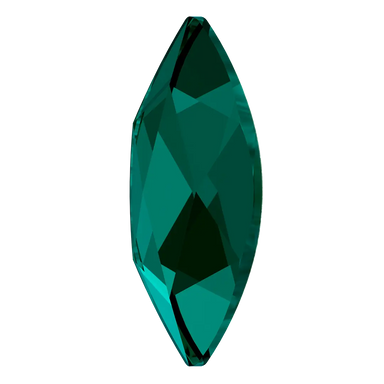 Swarovski Flat Back Crystals Non Hotfix Marquise (2201) Emerald - Bluestreak Crystals