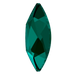 Swarovski Flat Back Crystals Non Hotfix Marquise (2201) Emerald - Bluestreak Crystals