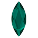 Swarovski Flat Back Crystals Non Hotfix Marquise (2201) Emerald - Bluestreak Crystals