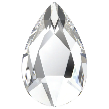 Serinity Flat Back Crystals Non Hotfix Pear (2303) Crystal - Bluestreak Crystals