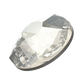 Swarovski Flat Back Crystals Non Hotfix Xirius Star Rose (2100) Crystal Silver Shade - Bluestreak Crystals