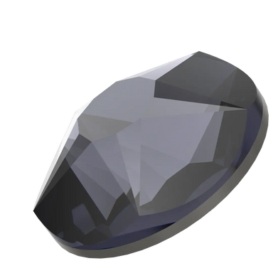 Swarovski Flat Back Crystals Non Hotfix Xirius Star Rose (2100) Graphite - Bluestreak Crystals