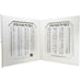 Swarovski Flat Back Rhinestones Luxury Colour Chart Folder - Bluestreak Crystals