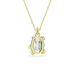 Swarovski Gema Pendant Mixed Cuts Multicoloured Gold-Tone Plated - Bluestreak Crystals