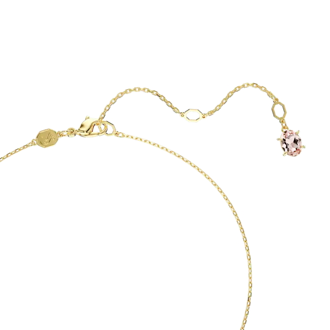 Swarovski Gema Pendant Mixed Cuts Multicoloured Gold-Tone Plated - Bluestreak Crystals