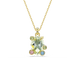 Swarovski Gema Pendant Mixed Cuts Multicoloured Gold-Tone Plated - Bluestreak Crystals