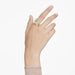 Swarovski Gema Ring Mixed Cuts Multicolored Gold-Tone Plated - Bluestreak Crystals
