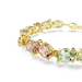 Swarovski Gema Tennis Bracelet Mixed Cuts Multicolored Gold-Tone Plated - Bluestreak Crystals