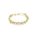 Swarovski Gema Tennis Bracelet Mixed Cuts Multicolored Gold-Tone Plated - Bluestreak Crystals