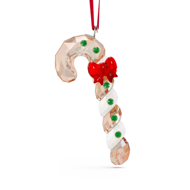 Swarovski Holiday Cheers Gingerbread Candy Cane Ornament - Bluestreak Crystals