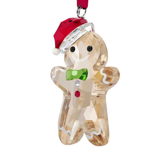 Swarovski Holiday Cheers Gingerbread Man Ornament - Bluestreak Crystals