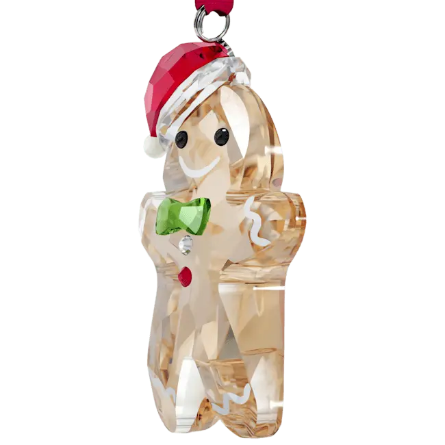 Swarovski Holiday Cheers Gingerbread Man Ornament - Bluestreak Crystals