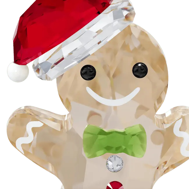 Swarovski Holiday Cheers Gingerbread Man Ornament - Bluestreak Crystals
