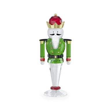 Swarovski Holiday Cheers Nutcracker Large Green - Bluestreak Crystals