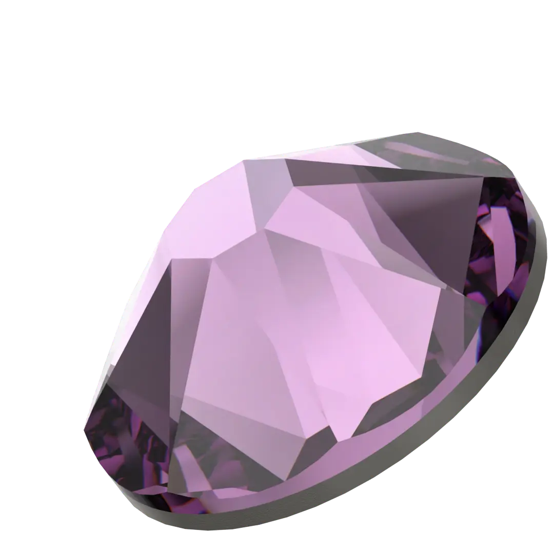 Serinity Flat Back Crystals Non Hotfix (2000, 2058 & 2088) Amethyst - Bluestreak Crystals
