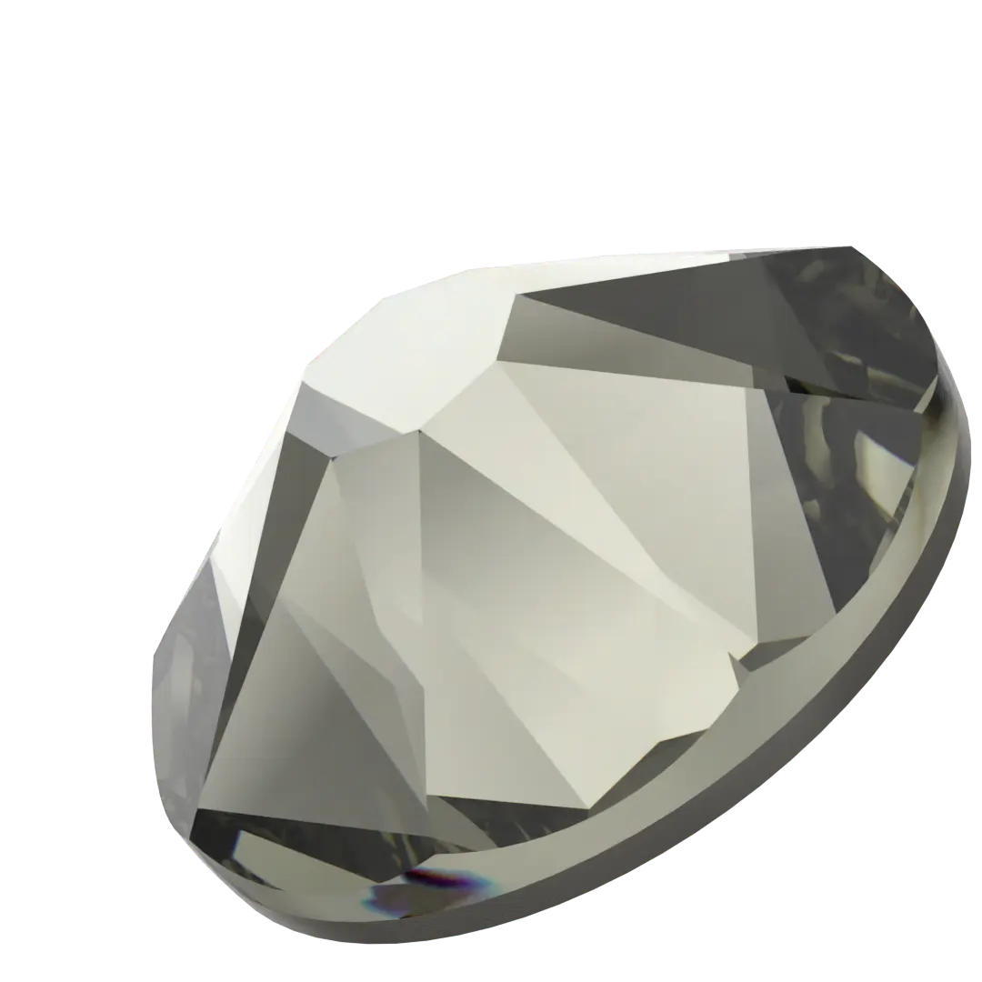 Serinity Flat Back Crystals Non Hotfix (2000, 2058 & 2088) Black Diamond - Bluestreak Crystals