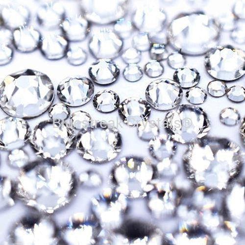 Swarovski Hotfix Flat Back Crystals (2000, 2038 & 2078) Crystal - Bluestreak Crystals