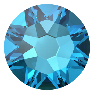 Serinity Flat Back Crystals Non Hotfix (2000, 2058 & 2088) Crystal Bermuda Blue - Bluestreak Crystals