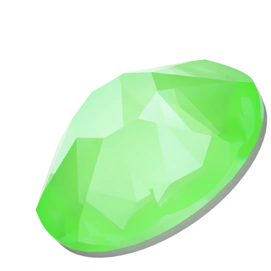 Swarovski Hotfix Flat Back Crystals (2000, 2038 & 2078) Crystal Electric Green Ignite - Bluestreak Crystals