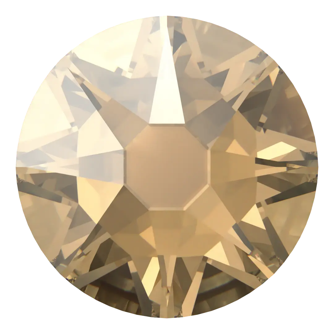 Swarovski Flat Back Crystals Non Hotfix (2000, 2058 & 2088) Crystal Golden Shadow - Bluestreak Crystals