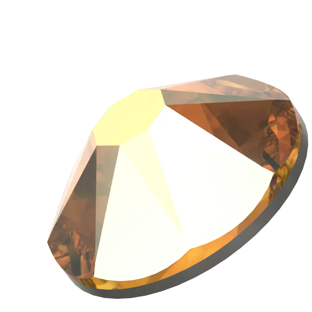 Serinity Flat Back Crystals Non Hotfix (2000, 2058 & 2088) Crystal Metallic Sunshine - Bluestreak Crystals
