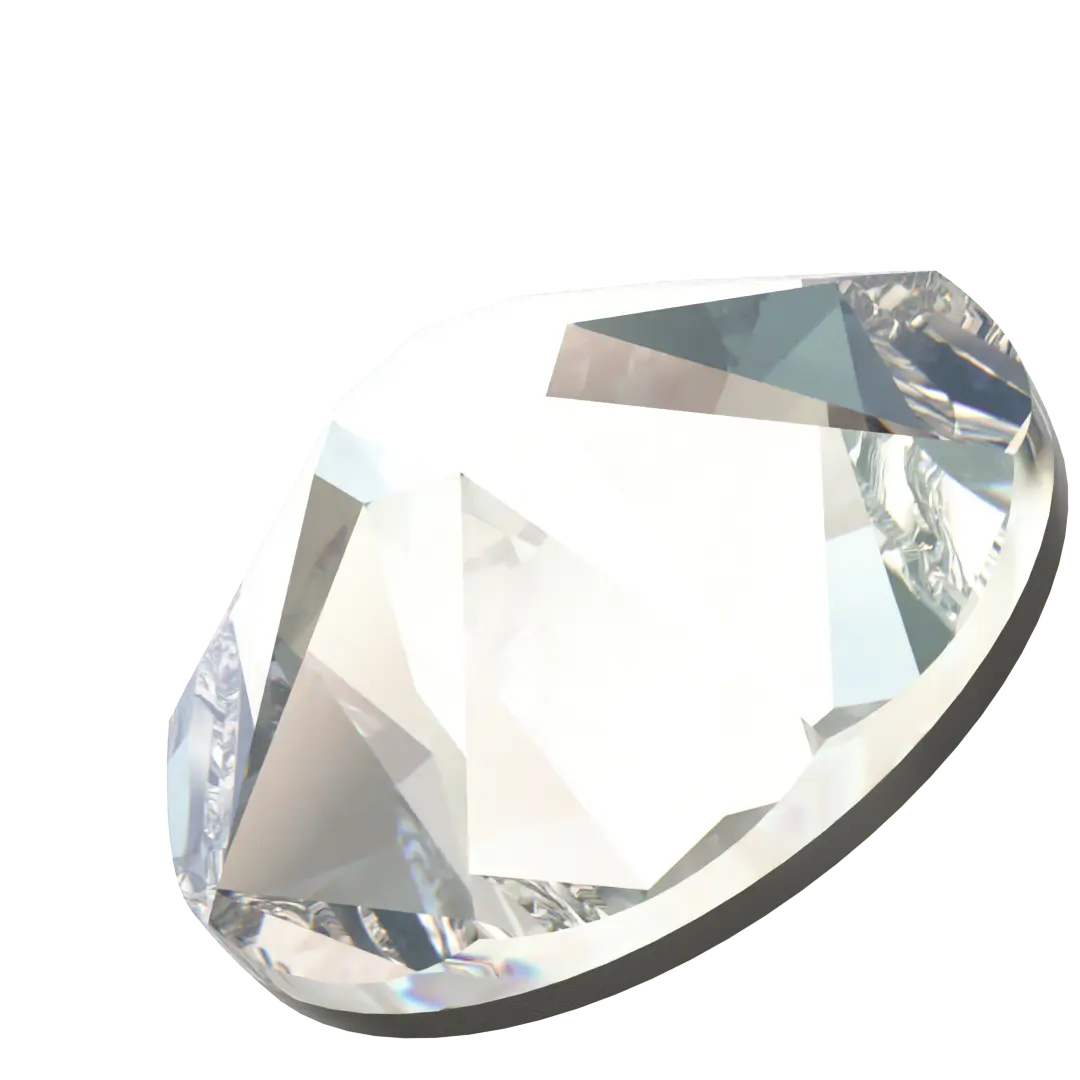 Swarovski Flat Back Crystals Non Hotfix (2000, 2058 & 2088) Crystal Moonlight - Bluestreak Crystals