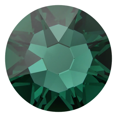 Serinity Flat Back Crystals Non Hotfix (2000, 2058 & 2088) Emerald - Bluestreak Crystals