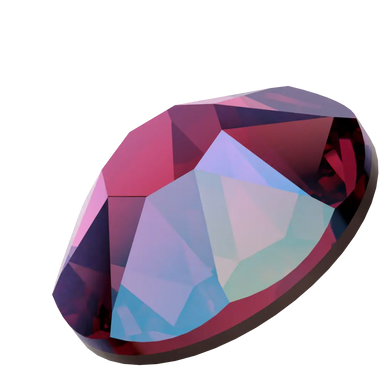 Serinity Flat Back Crystals Non Hotfix (2000, 2058 & 2088) Fuchsia Shimmer - Bluestreak Crystals