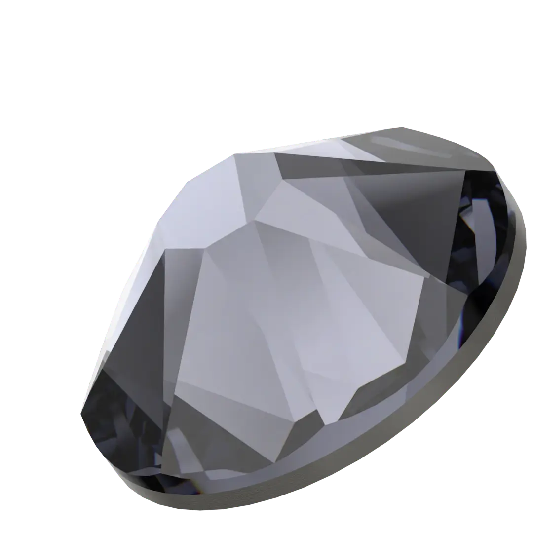Serinity Flat Back Crystals Non Hotfix (2000, 2058 & 2088) Graphite - Bluestreak Crystals