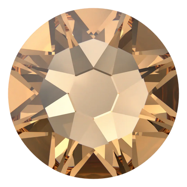 Swarovski Hotfix Flat Back Crystals (2000, 2038 & 2078) Light Colorado Topaz - Bluestreak Crystals