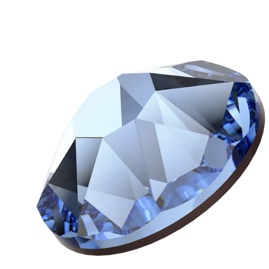 Swarovski Flat Back Crystals Non Hotfix (2000, 2058 & 2088) Light Sapphire - Bluestreak Crystals