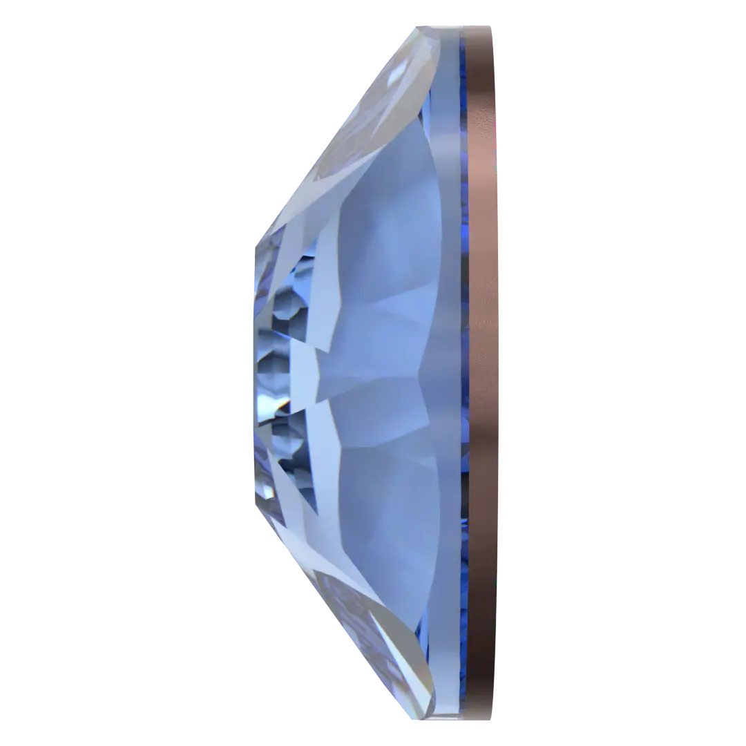 Swarovski Flat Back Crystals Non Hotfix (2000, 2058 & 2088) Light Sapphire - Bluestreak Crystals