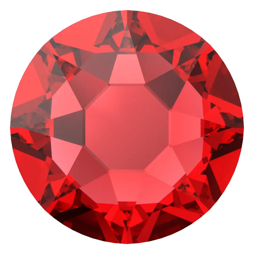 Serinity Flat Back Crystals Non Hotfix (2000, 2058 & 2088) Light Siam - Bluestreak Crystals